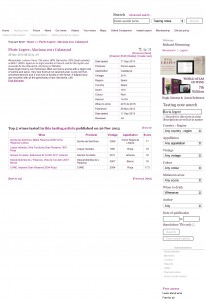 Floris Legere - Alaviana 2011 (Calatayud) - Jancis Robinson Review