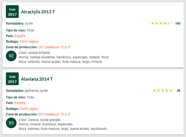 Guía Peñin 2017 - Atractylis 2013 y Alaviana 2014 (esp)