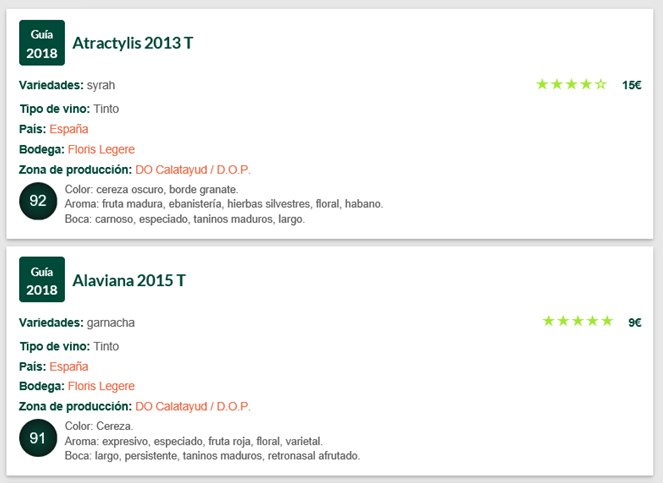 Guía Peñin 2018 - Atractylis 2013 y Alaviana 2015 (esp)